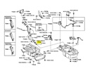 GASKET lower connecting pipe fuel tank filler, HZJ7#