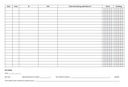 INDIVIDUAL PATIENT FILE CTC, English., A4 recto/verso