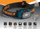 HEADLAMP (BXR 1.0) LED + 3 x LR3/AAA batteries