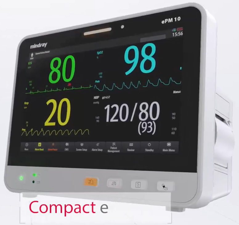MONITOR multiparameter(Mindray ePM10) ward+acc.230V 50-60Hz