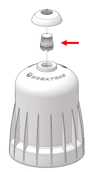 (Dosatron D3 range) WASHER air release valve (MPDI184)