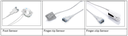 (monitor VS8/ePM) SpO2 SENSOR child finger-tip reusable 512G