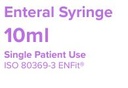 ENTERAL SYRINGE ENFit, 10 ml, washable