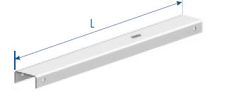 (Mecalux) DIAGONAL BRACE, 1218mm, for 1100mm frame mod.101