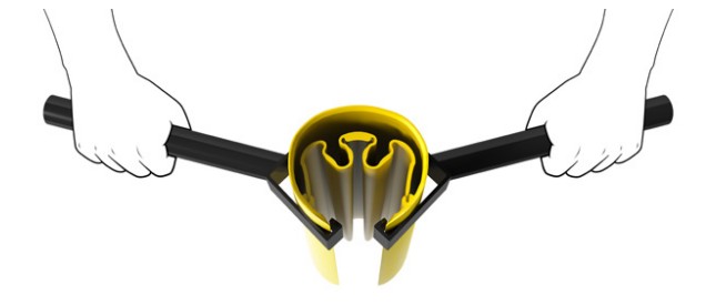 (upright-frame protector HDPE) INSTALLATION TOOL, 2 pcs