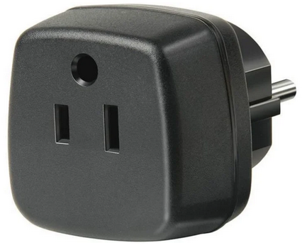 ADAPTER PLUG, M: type E+F/EUR / F: type B/US