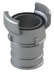 DEMI-RACCORD REDUCTEUR symétrique, 3", gorge réduit + verrou