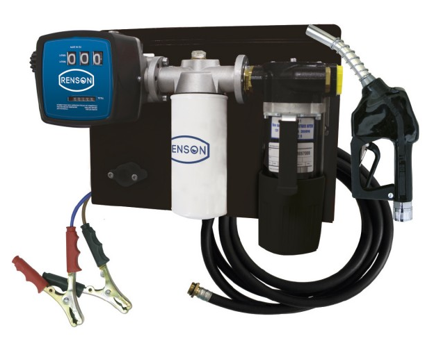 PUMP, 12V, for fuel + water filter + counter + nozzle