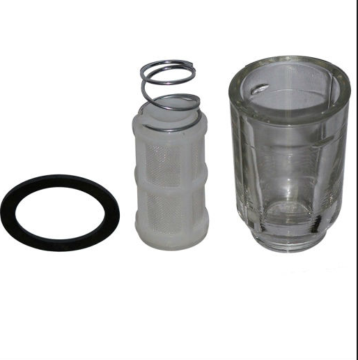 (1017A/U435) GLASS PREFILTER+STRAINER+SPRING+GASKET