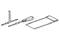 SST TOOL for brake shoe return spring adjustment