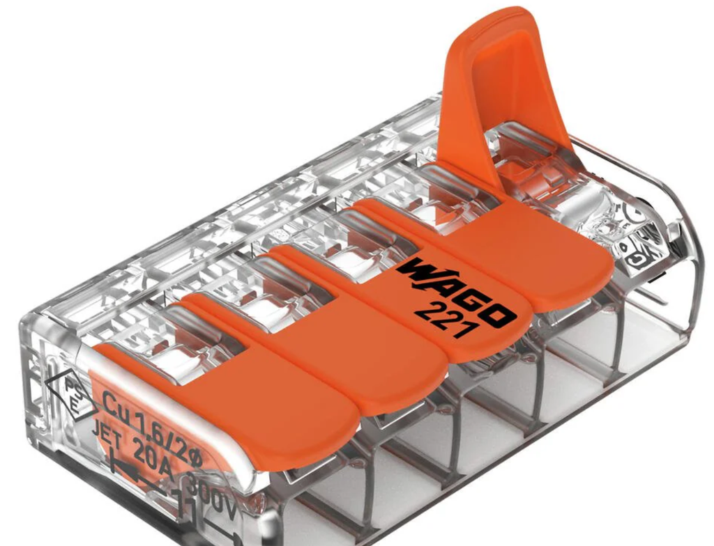 COMMONING BLOCK (Wago) 5x1.5-2.5mm², for rigid wire