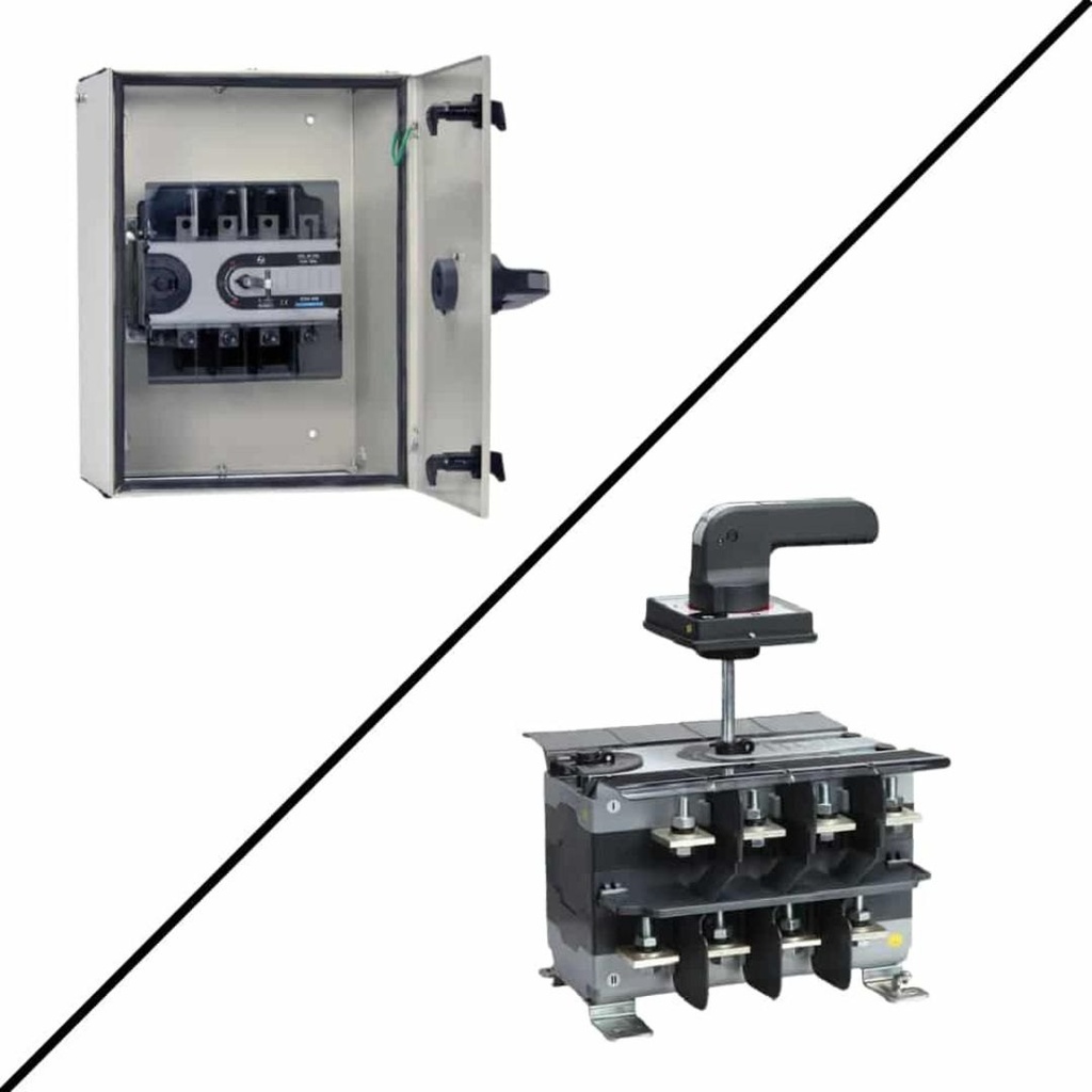 CHANGE-OVER SWITCH manual, 4P/250A/IP54 + box