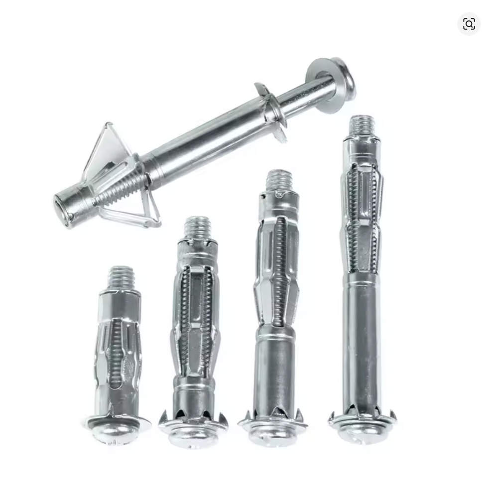 CHEVILLE A RESSORT plafond creux, acier galvanisé, M5x75mm