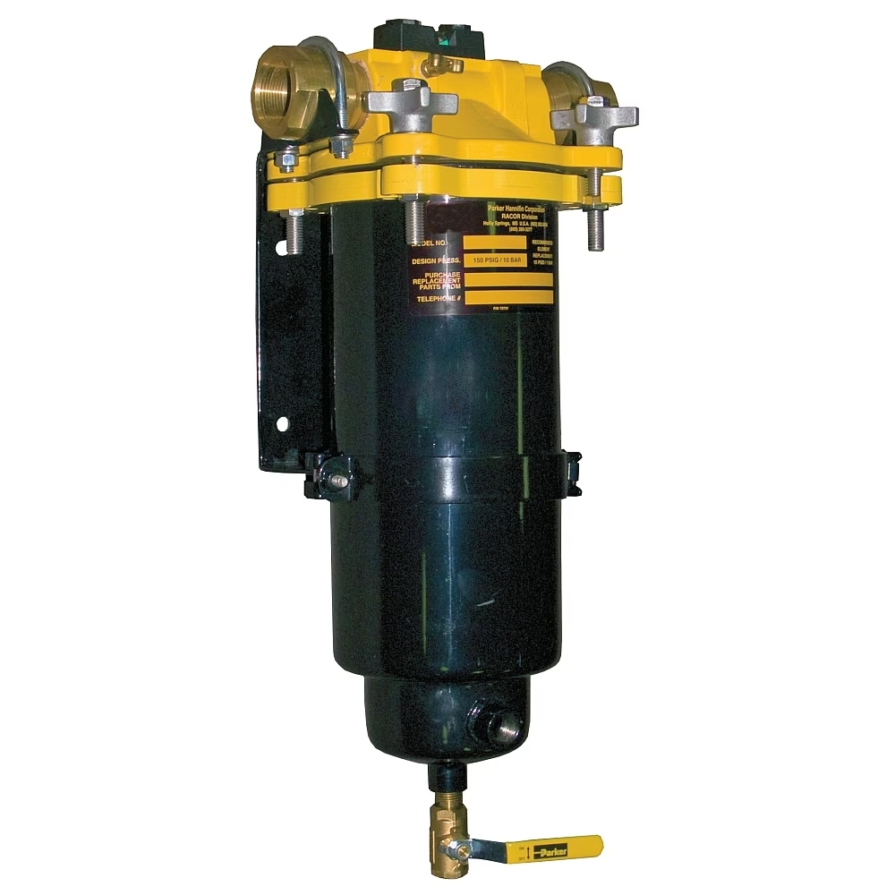 (Parker FBO-14-BKT-25FWS) ENS. FILT SEP. D'EAU 25µ + support