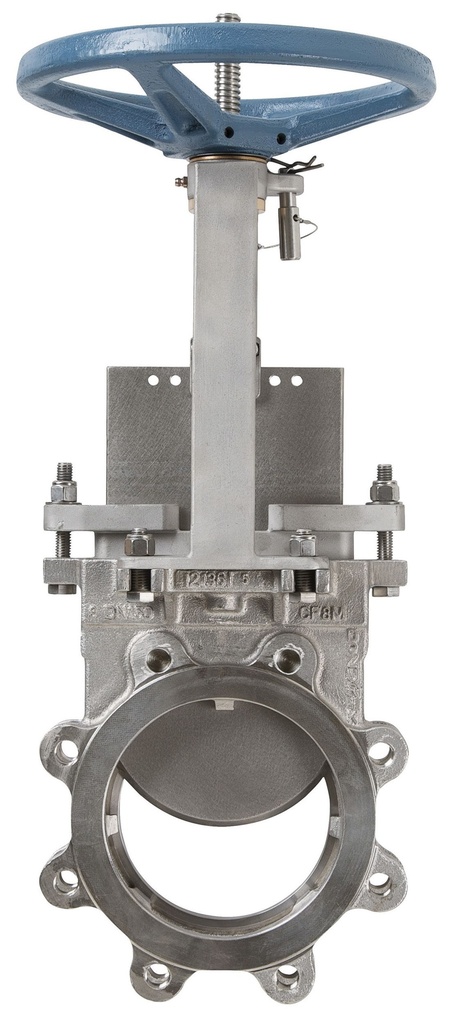 GATE VALVE full flow, stainless steel, 8", flange/bride