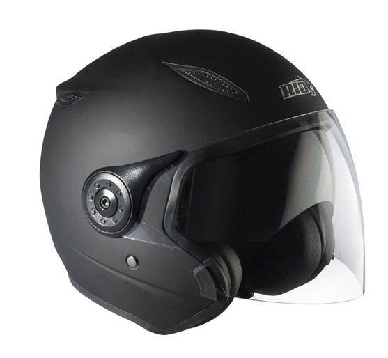 CASQUE type jet + écran, taille M 57/58cm, pour motocycliste