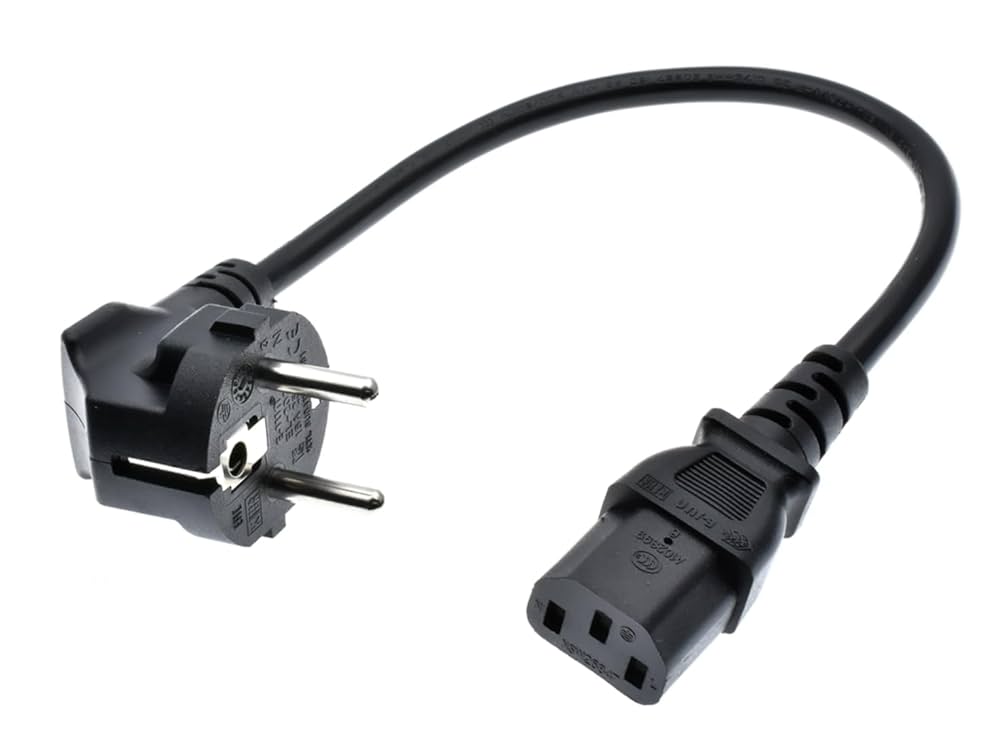 CORDON D'ALIMENTATION, 1,8m, fiche EUR / IEC-320 C13
