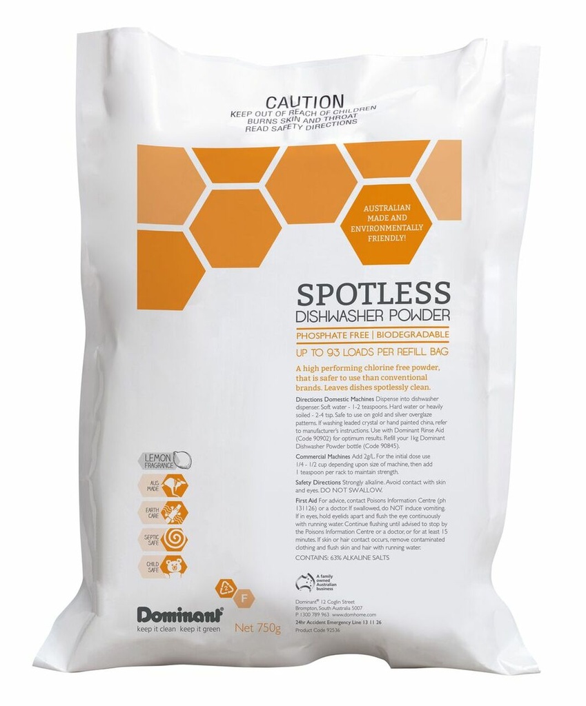 DISH WASHING POWDER, 750g