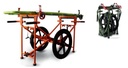 SUPPORT PLIANT pour BRANCARD, tout terrains, 2 roues 51cm