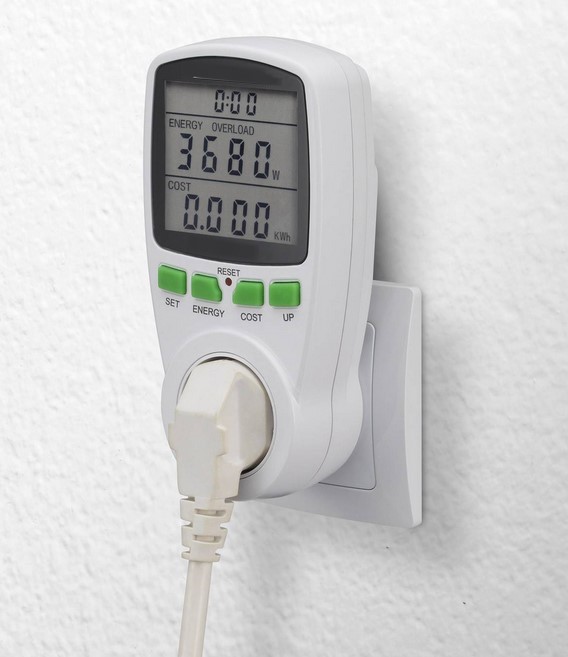 MONITEUR D'ELECTRICITE, 16A, min. 3000W, type prise E+F/EUR
