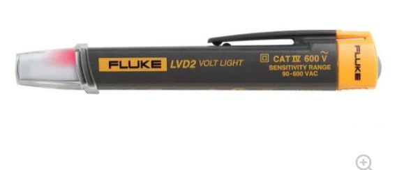 VOLTAGE DETECTOR pencil type, 90-600VAC, non-contact + light