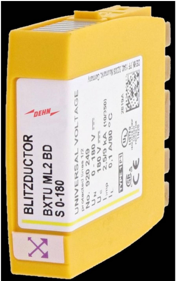 PARAFOUDRE-PARASURTENSEUR type 1 (Dehn920249) 20Ka 180V