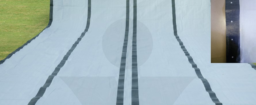 (WAREHOUSE TENT Rex Hall MSU 10x24x3.3m) COUVRE-SOL, PE