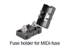 FUSE HOLDER, for type Midi bolt-on fuse