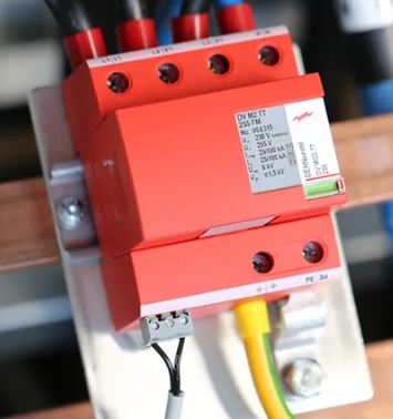 LIGHTN-SURGE PROT t.1+2+3 (Dehn956315) 4P/100kA, mod+contact