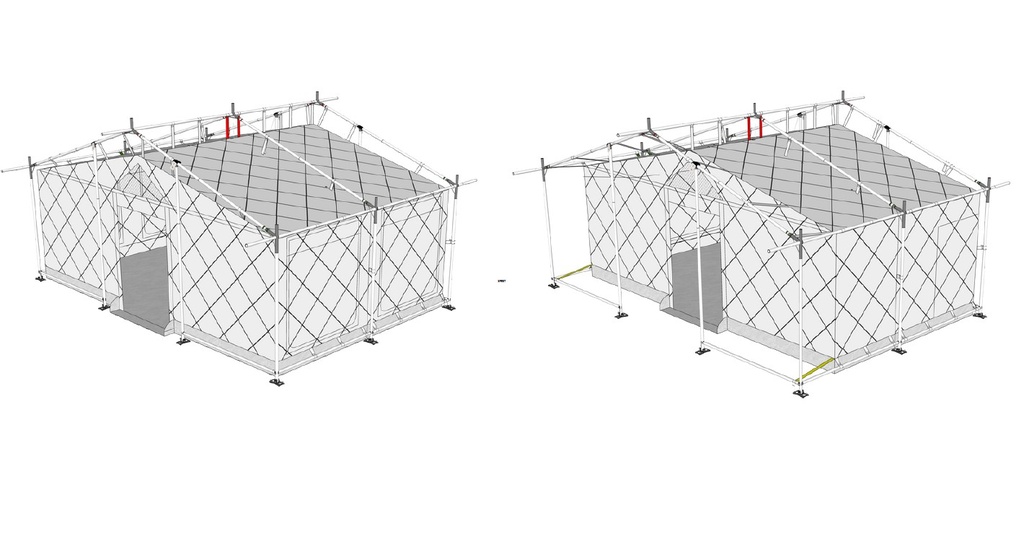 (tent XPert HPT24) VELUM HIVER, avec vestibule