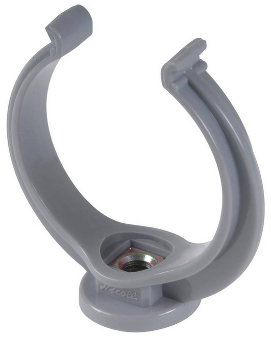 WALL CONNECTOR, PP, Ø34mm, open, for PVC pipes