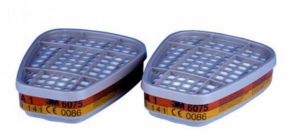 (mask respirator) FILTER A1+F (3M 6075) bayonet connection