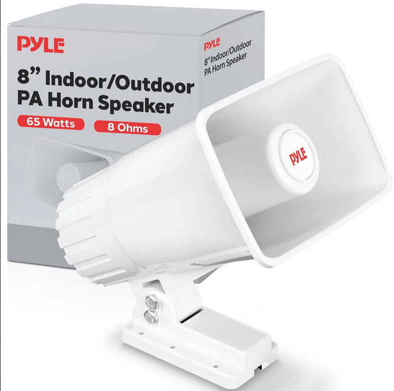 HAUT-PARLEUR D'AVERTISSEUR SONORE (Pyle PHSP5) 8", 8Ω, 65W