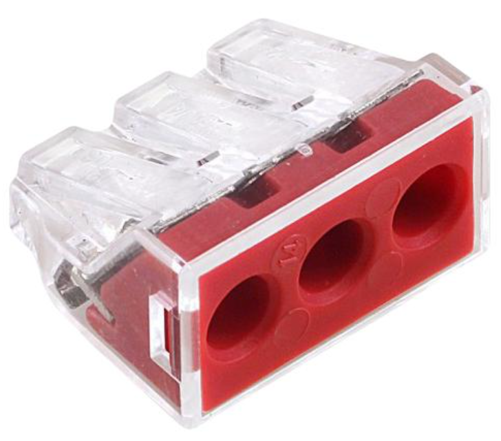 COMMONING BLOCK (Wago) 3x2.5-6mm², for rig/flex wire