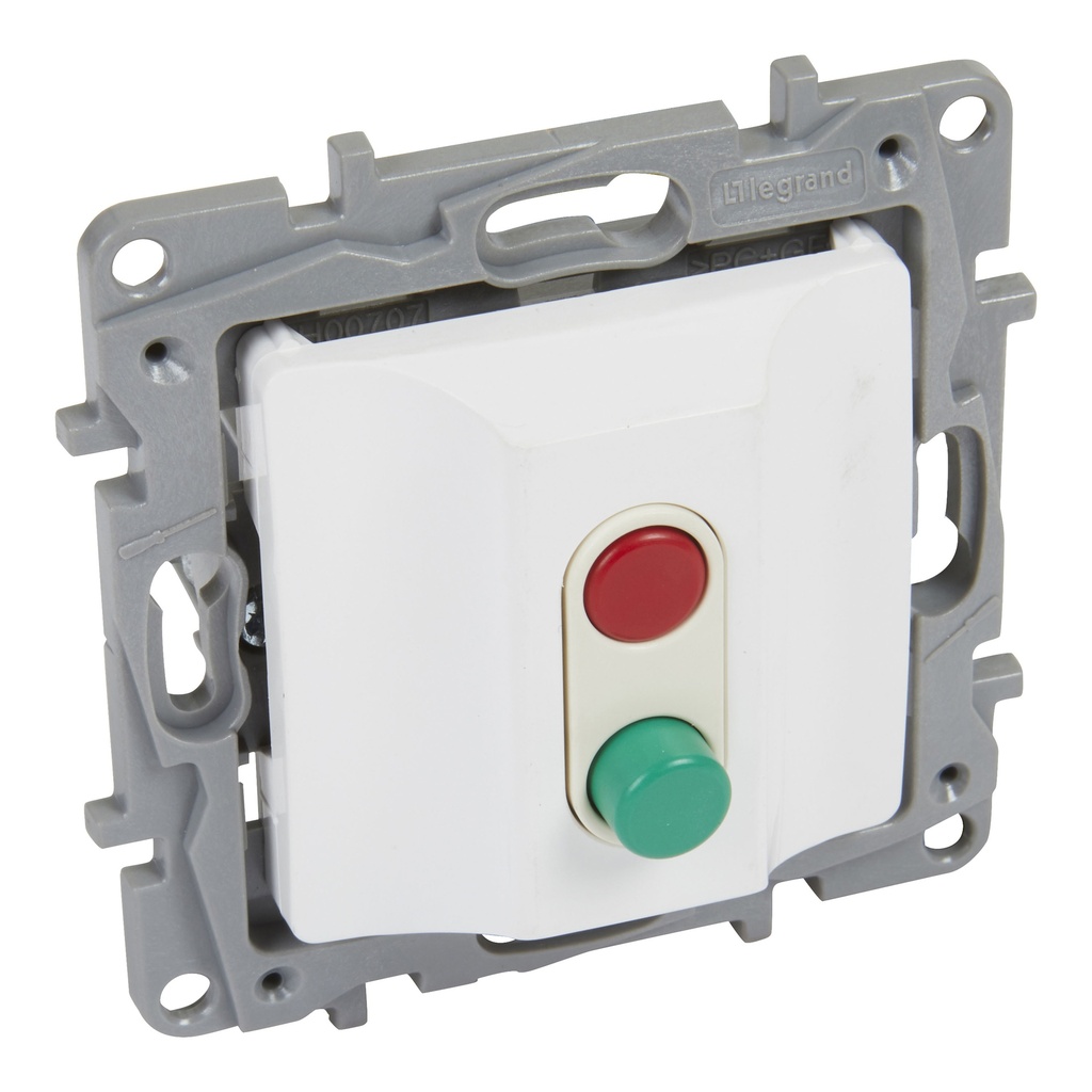 THERMAL CIRCUIT BREAKER, ON/OFF button, 16 A, flush