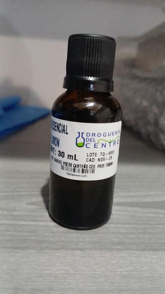 ESSENTIAL OIL, 30ml, lemon, bottle