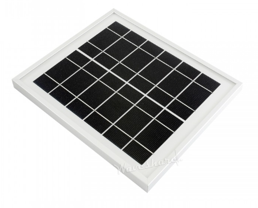 PANNEAU SOLAIRE, 5Wp, Voc 12V, Isc 0,5A