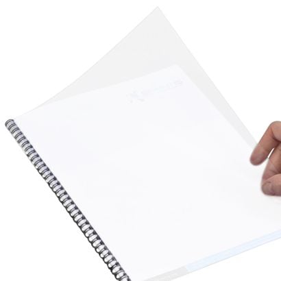 BINDING COVER A4, PVC, transparant, 20pcs