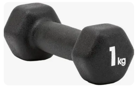 DUMBBELL, 1kg, per piece