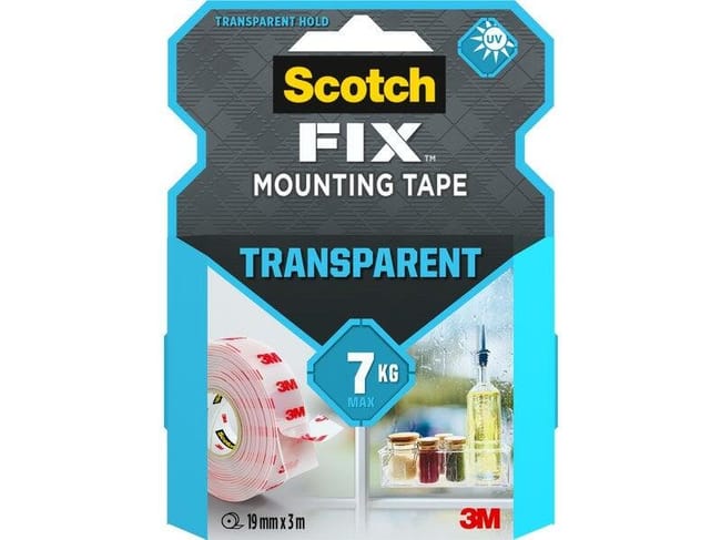 MOUTING TAPE adhesive, 19mmx3m, double sided