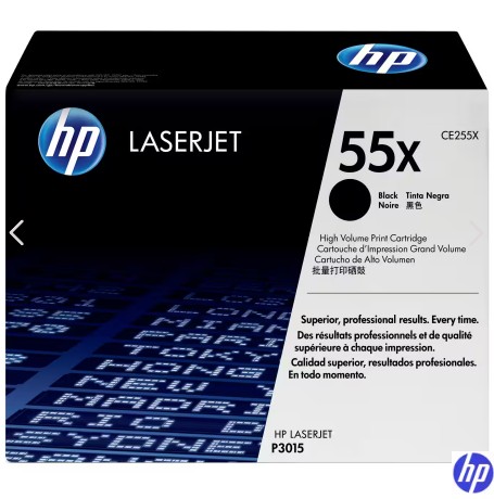 (HP LJ Pro M521) CARTOUCHE TONER (55X) 12500pages, noire