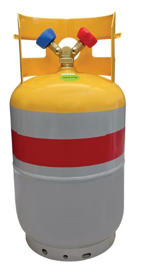 REFRIGERANT GAS RECOVERY CYLINDER, 21.6L, for A2L gases