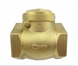 [CWATCBVAFT2IF] NON-RETURN VALVE flapping, brass, 2", FxF threaded