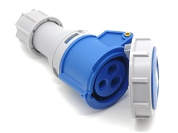 [PELESOCKC31M4] CONNECTEUR femelle, CEE 3P 16A 230V, IP44, bleu