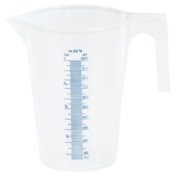[PCOOMEAS1GF] POT MESUREUR, 1l, gradué, translucide, incassable