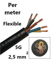 [PELECABL5G2FM] CABLE souple, 5G2,5mm², le mètre