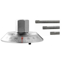 [PTOOSOCKTAG2] ANGULAR TORQUE GAUGE side-graduated, ½", D.360L