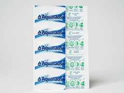 [CWATDISINT4] CHLORINE, 40mg, NaDCC 67mg, for 10l water disinfection, tab