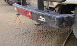 [TVEMBUMPFJ7] (HZJ78/79) REINFORCEMENT bumper, FR + high jack support
