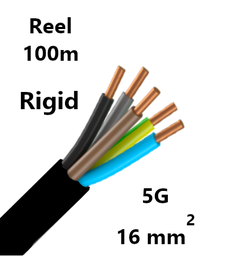 [PELECABL5GSR1] CABLE rigid, 5G16mm², reel of 100m